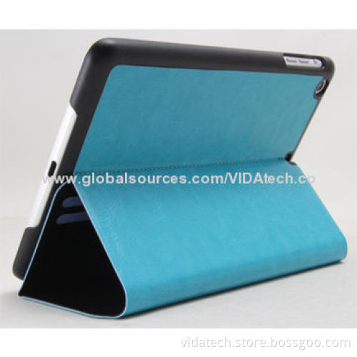 Water Transfer Print Semi Microfiber Original PU Leather Case for iPad Mini 2
